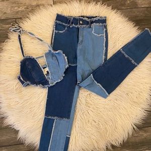 Denim set size S